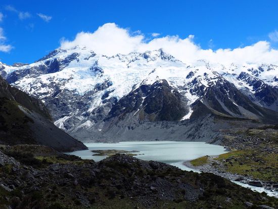 Blick auf „Mount Footstool“ und „La Perouse“