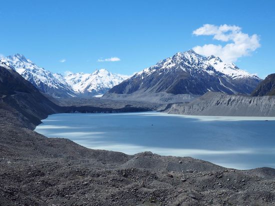 Muräne des Tasman Glacier