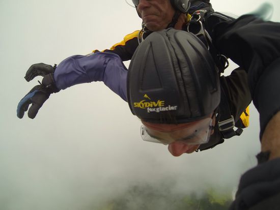 letzte Sekunden im freien Fall