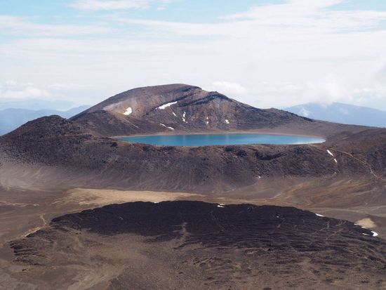 unvergesslicher Ausblick auf den "Blue Lake"