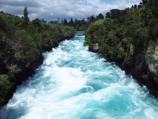 hier schlängelt sich der River durch die enge Schlucht