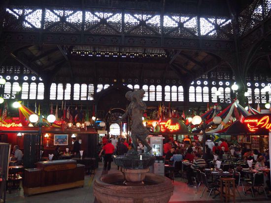 Trubel am Mercado Central