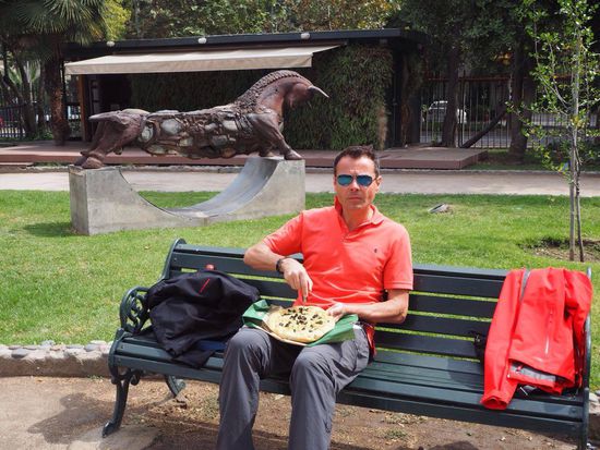 Lunch in einem der vielen Parks mit bestem Focaccia