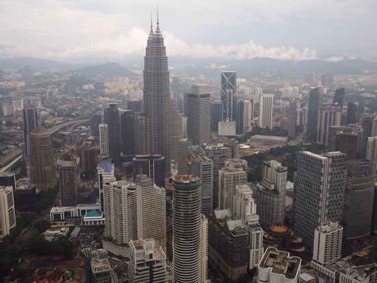 Blick vom KL Tower
