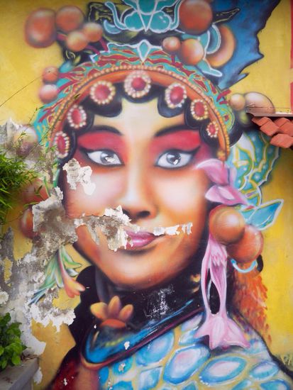 Graffiti auf malaiisch 