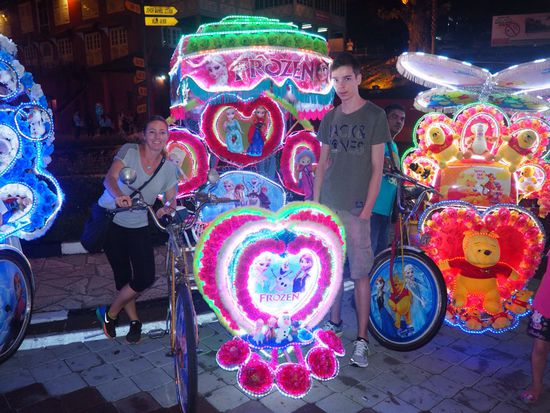 Wer da nicht Lust auf eine Rikscha-Fahrt bekommt 