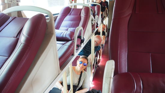 Achtung - Schuhe ausziehen!