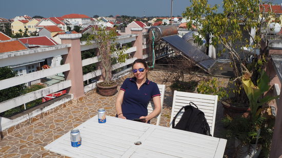 Von der Terasse unseres Homestay