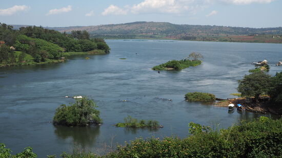 Nil-Ursprung am Lake Victoria