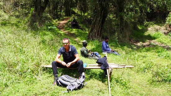 Wir haben uns eine Pause verdient und lassen die Eindrücke wirken