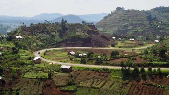 Abwechslungsreiche Landschaft