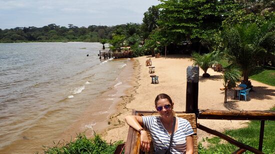 Strand an Lake Victoria in Entebbe