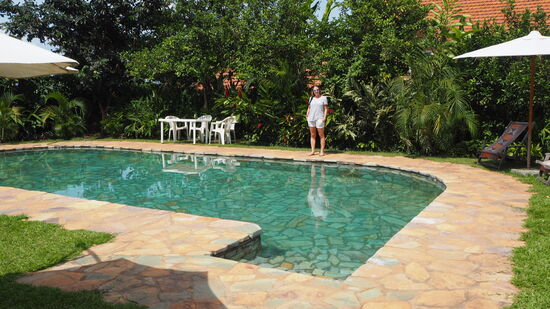 Toller Pool in einem unglaublich gepflegten Tropengarten