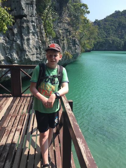 unten an der Lagune ...