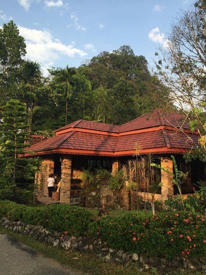 Rezeption und Restaurant