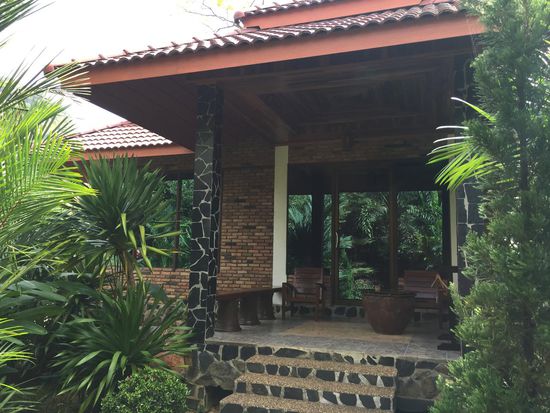 Der Bungalow von außen