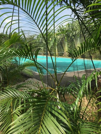 Sogar nen Tennisplatz gab es