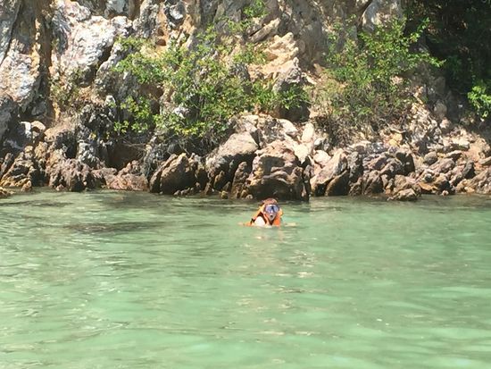 snorkeling Lukas ...