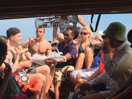 Auf dem Rückweg gab´s fresh fruites