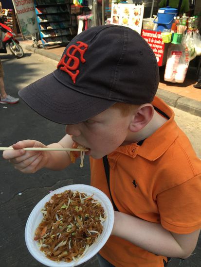 Garnelen natürlich  70 Baht, nichtmal 2 EUR