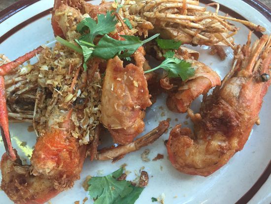 Prawns mir Garlic and Pepper