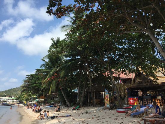 Ein Resort am Stand, 5 Minuten vom Pier. Ich glaube, 
es war das Koh Tao Royal Resort ...