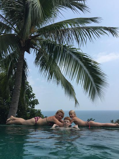 Der vordere (Infinity) Pool