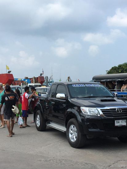 Das Shuttle - wieder ein Toyota Hilux