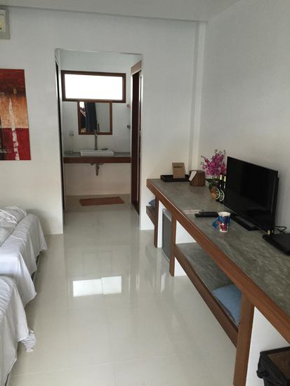 sogar einen Fernseher gabs