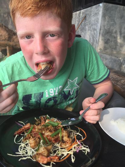 Prawns mit Garlic Pepper