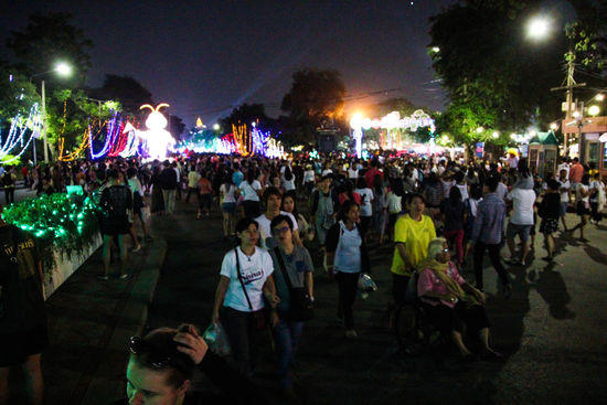 Da ist nichts los im Lumphini Park, haben Sie gesagt 