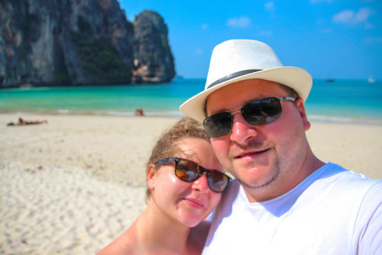 Morgens am Railay Beach ist noch nicht so viel los