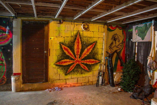 Das ist "Unten" von der Bar wo sich die Toiletten befanden.