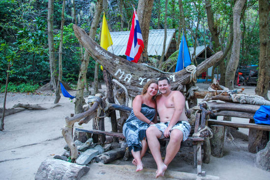 Maya Bay. Der Beweis wir waren hier 