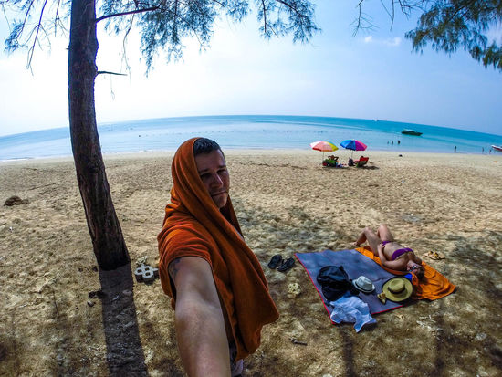 Hier kann man entspannen am Long beach