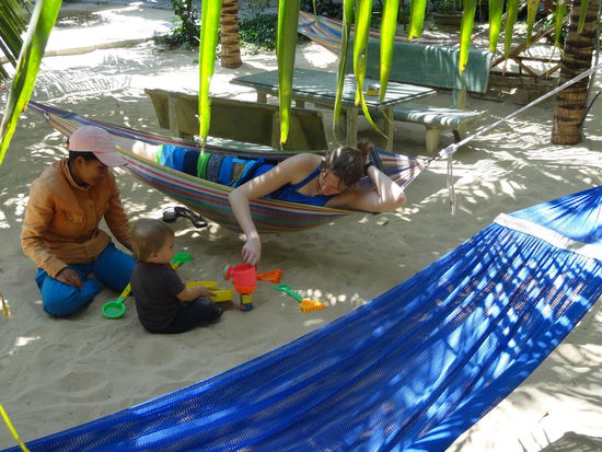 Da saß die eigentliche Babysitterin noch da