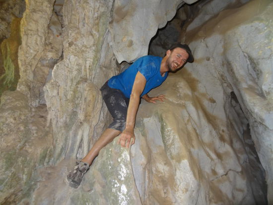 Froh wieder draußen zu sein!