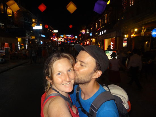 Siem Reap Pub Street - alles hier ist auf den Tourismus ausgelegt