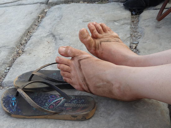 Nach einem Tag in Angkor