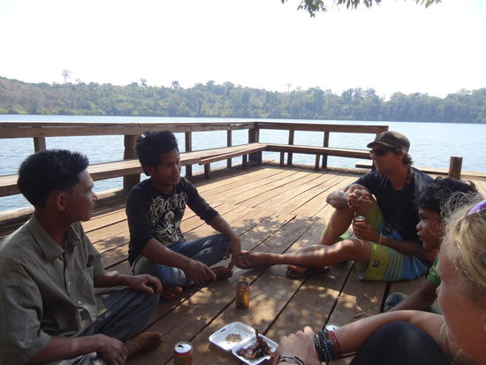 Englischunterricht am See