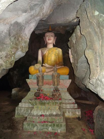 Nur der Buddha darf nicht fehlen am Eingang