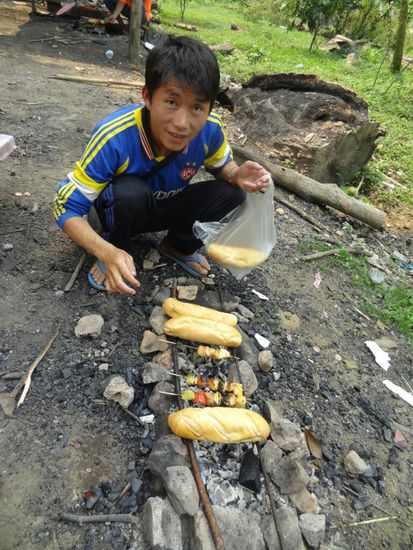 Mittagspause mit frischem BBQ