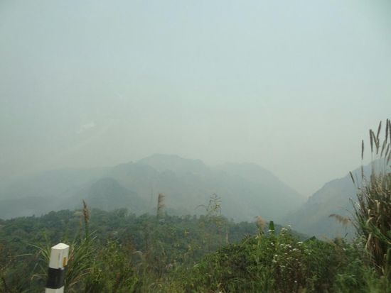 die wunderbare Panoramastraßenaussicht....Yay...