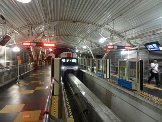 Da wars noch relativ einfach - die Monorail in KL