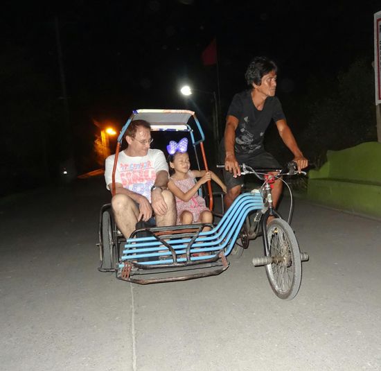 Fahrradrikscha, diese gibt es allerdings nicht in allen Gegenden