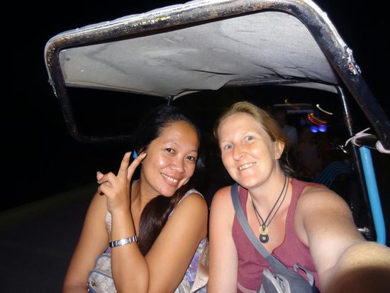 Ebenfalls Fahrradrikscha