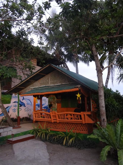 Unser Bungalow mit Freundschaftspreis im Vidar Family Resort in Tuburan