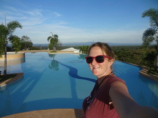 Der Pool in meiner nächsten Unterkunft...In 30 Jahren vielleicht