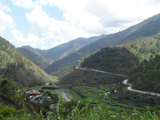 Aussicht am Weg nach Banaue