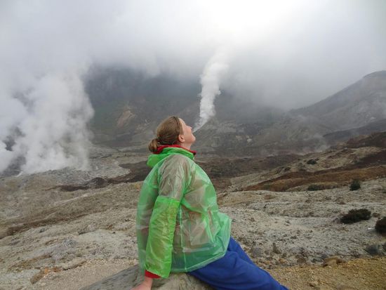 Das praktische an einem Guide? Er weiß wo man so lustige Bilder machen kann